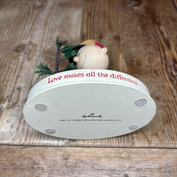 2011 Hallmark Peanuts Charlie Brown Figurine "Love Makes All the Difference" - Picture 3 of 5